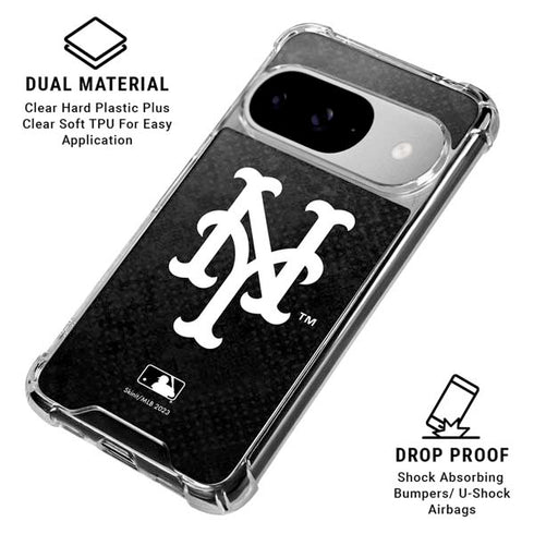 MLB New York Mets Dark Wash Google Pixel 10 Clear Case